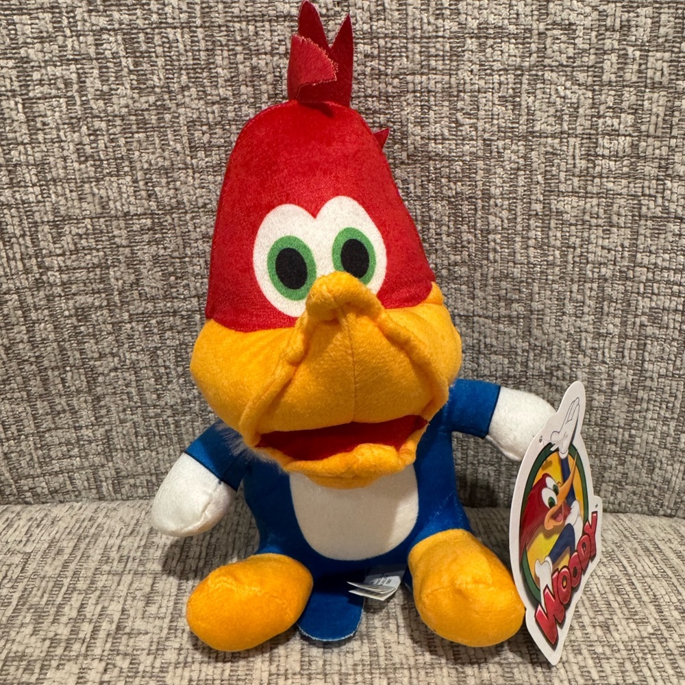 Woody Woodpecker 7” Universal Studios Original Plush Stuffed Toy